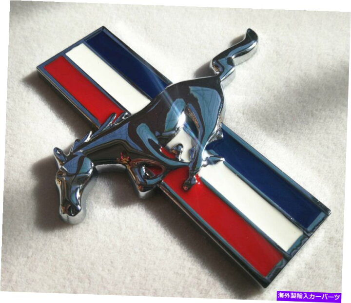 楽天市場 Cover Rear Trunk 馬のエンブレムドアフェンダーバッジステッカーchromeのフォードマスタングを実行して2倍 2x Running Horse Emblem Door Fender Badge Sticker Chrome For Ford Mustang カスタムパーツ World倉庫