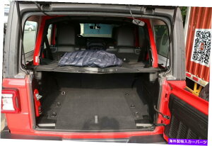 Cover Rear Trunk W[vO[JL 2018-2019̂߂̉ݕJo[AgNveN^[܂ݎVF[h Cargo Cover Rear Trunk Protector Foldable Shade for Jeep Wrangler JL 2018-2019