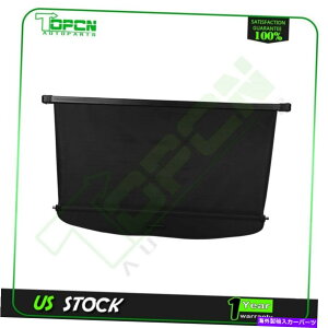Cover Rear Trunk ブラックリア貨物セキュリティトランクカバーリトラクタブルは、2013年から2016年はめあいスバルXVに適合します Black Rear Cargo Security Trunk Cover Retractable Fits 2013-2016 Fits Subaru XV