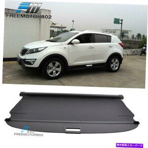 Cover Rear Trunk 11-15NSportageŃgN^uJ[SJo[AgN̉וVF[hOEX^CɃtBbg Fit 11-15 Kia Sportage Retractable Cargo Cover Rear Trunk Luggage Shade OE Style