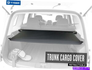 Cover Rear Trunk �^�C�K�[��14-17�W�[�v�p�g���I�b�g�t�@�N�g���[�X�^�C���u���b�N���g���N�^�u���g�����N�J�[�S�J�o�[�ɓK�����܂� TYGER Fits 14-17 Jeep Patriot Factory Style Black Retractable Trunk Cargo Cover 