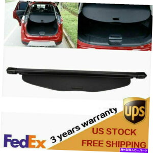 Cover Rear Trunk YEGNXgC[O201419č̂߂̃AgNZLeBVF[hJ[SJo[ubN Rear Trunk Security Shade Cargo Cover Black for Nissan X-Trail Rogue 2014-19 US
