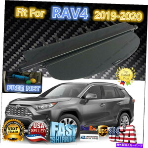 Cover Rear Trunk �t�B�b�g2019-2020�g���^RAV4 REAR TRUNK���g���N�^�u��CARGO COVER�v���X����NET Fit 2019-2020 Toyota RAV4 REAR TRUNK RETRACTABLE CARGO COVER Plus Free NET �y���s�A���i�z