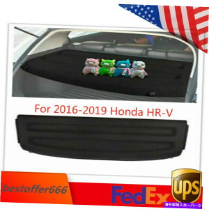 Cover Rear Trunk 16 17 18 19�z���_HR-V�̂��߂ɉݕ��J�o�[���A�g�����N�V�F���t�V�F�[�h�u���b�N Cargo Cover Rear Trunk Shelf Shade Black For 16 17 18 19 Honda HR-V