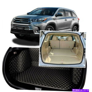 Cover Rear Trunk g^nC_[̂߂ɃubNAgNJo[J[S}bgV[gtAveN^[ Black Rear Trunk Cover Cargo Mats Seat&Floor Protector For Toyota Highlander