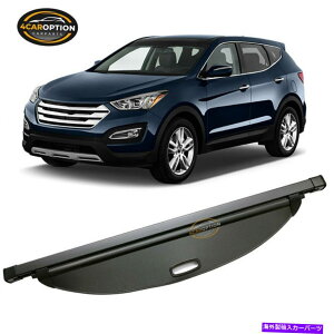 Cover Rear Trunk �͂߂���17-18�q�����_�C�T���^�t�F�X�|�[�c���g���N�^�u���g�m�[�J�[�S�V�F�[�h�J�o�[ Fits 17-18 Hyundai Santa Fe Sport Retractable Tonneau Cargo Shade Cover �y���s�A���i�z