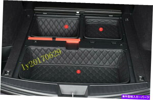 Cover Rear Trunk ubNU[AgN[{bNXgNJo[gɂĂ̓ALRDX 2019 2020 Black Leather Rear Trunk Storage Box Trunk Cover Trim For Acura RDX 2019 2020