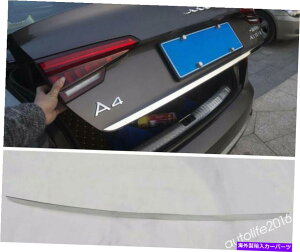 Cover Rear Trunk アウディA4のB9セダンについてはリアトランクテールドアストリップカバートリム2016年から2019年アクセサリー Rear Trunk Tail Door Strip Cover Trim For Audi A4 B9 Sedan 2016-2019 Accessories