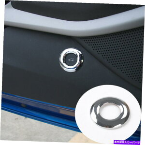 Cover Rear Trunk �V�{���[�J�}���̂��߂ɃN���[�����A�g�����N�X�C�b�`�{�^�������O�g���������J�o�[2017+ Chrome Rear Trunk Switch Button Ring Trim Decor Cover For Chevrolet Camaro 2017+