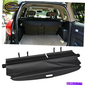 Cover Rear Trunk フィット6月12日トヨタRAV4 OEスタイルブラックリア貨物セキュリティトランクカバーリトラクタブル Fit 06-12 Toyota RAV4 OE Style Black Rear Cargo Security Trunk Cover Retractable