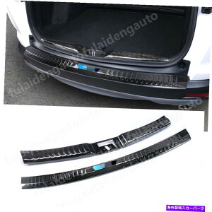Cover Rear Trunk z_CRV CRV̂߂201721ubNAgNXJbtop[veN^[Jo[g For Honda CRV CR-V 2017-21 Black Rear Trunk Scuff Bumper Protector Cover Trim