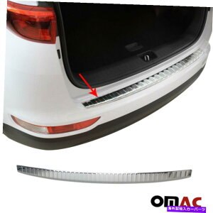 Cover Rear Trunk NSportage2017-2018̂߂̃N[Aop[K[hgNVJo[S.Steel Chrome Rear Bumper Guard Trunk Sill Cover S.Steel for Kia Sportage 2017-2018