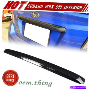 Cover Rear Trunk SUBARU WRX STI 4Dセダンエクステリアリアトランクリッドカバーカーボンファイバーのために15-20 15-20 For SUBARU WRX STI 4D Sedan Exterior Rear Trunk Lid Cover Carbon Fiber