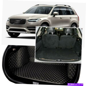 Cover Rear Trunk {{XC90 2015N2018N̂߂ɃubNAgNJo[J[S}bgV[gtAveN^[ Black Rear Trunk Cover Cargo Mats Seat&Floor Protector For Volvo XC90 2015-2018