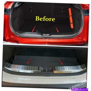 Cover Rear Trunk AgÑXebvK[hhAVv[gJo[gtBbĝ߂̃}c_CX-30 2020 2021 Rear Trunk Step Guard Door Sill Plate Cover Trim Fit For Mazda CX-30 2020 2021
