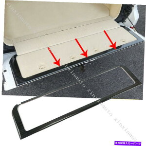 Cover Rear Trunk g^hN[U[LC200pubNAgNe[Q[gt[[fBOJo[g Black Rear Trunk Tailgate Frame Molding Cover Trim For Toyota Land Cruiser LC200