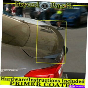 Cover Rear Trunk �z���_�A�R�[�h2018 2019 2020 2021 4DR�Z�_���H�ꃊ�b�v�X�^�C���X�|�C���[�E�C���OPRIMER Honda ACCORD 2018 2019 2020 2021 4DR Sedan Factory Lip Style Spoiler Wing PRIMER