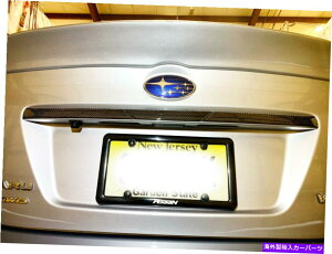 Cover Rear Trunk J[{t@Co[gNK[jbVdグWgJo[tBbgXoWRX STI2015+ Real Carbon Fiber Trunk Garnish finish lid Trim Cover Fit Subaru WRX sti 2015+