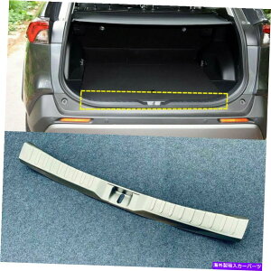 Cover Rear Trunk g^RAV4 2019 2020 S.X`[Ci[gNAop[veN^[v[gJo[ For Toyota Rav4 2019 2020 S. Steel Inner Trunk Rear Bumper Protector Plate Cover