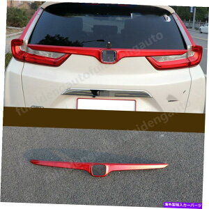 Cover Rear Trunk z_CRV CRV̂߂2017-2021 ABSbhAgNbh㕔̑XgbvJo[g For Honda CR-V CRV 2017-2021 ABS Red Rear Trunk Lid Upper Decor Strip Cover Trim