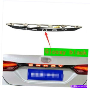 Cover Rear Trunk g^J201821ANZT[㕔hAgNLEDe[CgJo[ For Toyota Camry 2018-21 Accessories black Rear Door Trunk LED Tail Light Cover