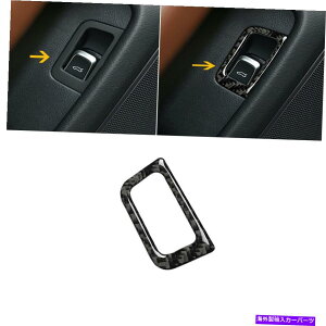 Cover Rear Trunk AEfBA6 A7 2012N2018N̂߂ɃJ[{t@Co[AgNXCb`{^t[gJo[ Carbon Fiber Rear Trunk Switch Button Frame Trim Cover For Audi A6 A7 2012-2018