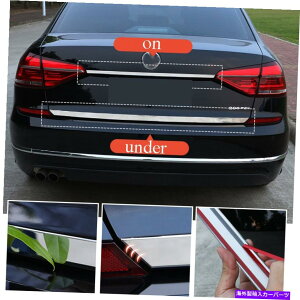 Cover Rear Trunk VWpT[g2016-2020N[AgNe[Q[ghÂӂJo[gXgbv2PCp For VW Passat 2016-2020 Chrome Rear Trunk Tailgate Door Lid Cover Trim Strip 2PC