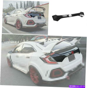 Cover Rear Trunk J[{t@Co[Ae[Q[gAgNbhJo[ĝ߂Ƀz_VrbNFK8 2016N2020N Carbon Fiber Rear Tailgate Trunk Lid Cover Trim For Honda Civic FK8 2016-2020