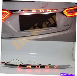 Cover Rear Trunk LEDN[AhAgNe[CgJo[Ƀg^J18-20ANZT[ LED chrome Rear Door Trunk Tail Light Cover For Toyota Camry 18-20 Accessories