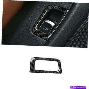 Cover Rear Trunk 1PCŜ߂ɃAEfBA6 A7 2012N2018NJ[{t@Co[AgÑXCb`{^Jo[g 1Pcs For Audi A6 A7 2012-2018 Carbon Fiber Rear Trunk Switch Button Cover Trim