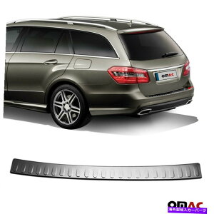 Cover Rear Trunk メルセデスEクラスS212 2011年から2013年リアバンパートランクシルカバーブラッシュS.Steel用 For Mercedes E Class S212 2011-2013 Rear Bumper Trunk Sill Cover Brushed S.Steel