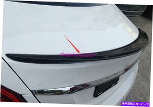 Cover Rear Trunk 1PCSJ[{t@Co[AX|C[gNe[Jo[ĝ߂ɃZfXxcGLA 15-17 1PCS Carbon fiber Rear Spoiler Trunk Tail Cover Trim For Mercedes Benz GLA 15-17