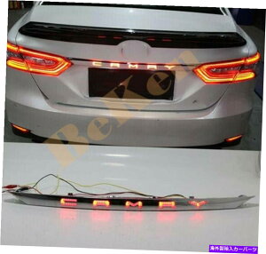 Cover Rear Trunk N[AhAgNLEDe[CgJo[tBbĝ߂̃g^J2018N2021N Chrome Rear Door Trunk LED Tail Light Cover Fit For Toyota Camry 2018-2021