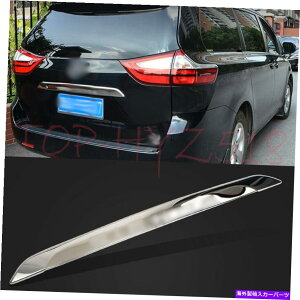 Cover Rear Trunk ABS~[N[AgNXg[}[Jo[ĝ߂Ƀg^VGiMPV 201120 ABS Mirror Chrome Rear Trunk Streamer Cover Trim For Toyota Sienna MPV 2011-20