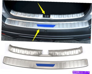 Cover Rear Trunk YLbNX2017-2019pXeXAgNVv[gK[hveN^[Jo[ Stainless Rear Trunk Sill Plate Guard Protector Cover For Nissan Kicks 2017-2019