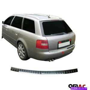 Cover Rear Trunk AEfBA6Aog1997N2004NN[Aop[K[hgNVJo[S.Steel̓tBbg Fits Audi A6 Avant 1997-2004 Chrome Rear Bumper Guard Trunk Sill Cover S.Steel