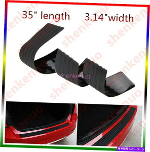 Cover Rear Trunk �����h�A�K�[�h�o���p�[�v���e�N�^�[�g�����J�o�[�V���X�J�b�t�g�����N�̃X�e�b�v�p�b�h���j�o�[�T�� Rear Door Guard Bumper Protector Trim Cover Sill Trunk Scuff Step Pad Universal �y���s�A��
