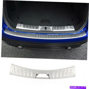 Cover Rear Trunk WK[F-PACE 17-18̂߂̃Vo[AgNCi[VK[hv[gveN^[Jo[ Silver Rear Trunk Inner Sill Guard Plate Protector Cover for Jaguar F-PACE 17-18