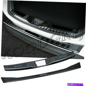 Cover Rear Trunk g^̂߂201620 CHR CHRԂ̃AgNop[veN^[Jo[K[hg2P For Toyota 2016-20 C-HR CHR Car Rear Trunk Bumper Protector Cover Guard Trim 2P