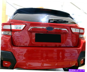 Cover Rear Trunk XoCvbTXV 5hAnb`obN17-18pN[AgNbhJo[g Chrome Rear Trunk Lid Cover Trim for Subaru Impreza XV 5-door hatchback 17-18