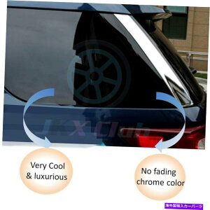 Cover Rear Trunk tH[hGNXv[[2011-2018pABSN[AgNEBhEs[Jo[g2PCS ABS Chrome Rear Trunk Window Pillar Cover Trim 2pcs For Ford Explorer 2011-2018