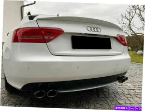 Cover Rear Trunk AEfBA5N[yB8 8T 716̂߂ɃAgNbhgNJo[X|C[bv//g Rear boot lid trunk cover spoiler lip/ wing/ trim For Audi A5 B8 8T Coupe 07-16