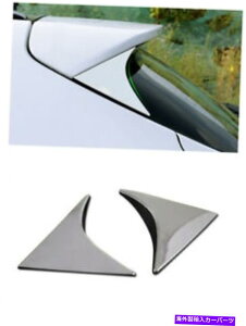 Cover Rear Trunk q_Cc[\̂߂ABSN[AgNX|C[ECOJo[g2PCS 2016N2019N For Hyundai Tucson ABS Chrome Rear Trunk Wing Spoiler Cover Trim 2pcs 2016-2019