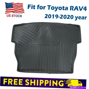 Cover Rear Trunk SԂ̃gNJo[veN^[AJ[S}bgtBbgg^RAV4 2019N2020NubN Rubber Car Trunk Cover Protector Rear Cargo Mat Fit Toyota RAV4 2019-2020 Black