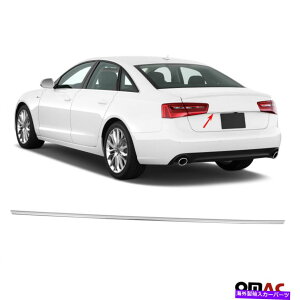 Cover Rear Trunk N[gNe[Q[gOunhgJo[S.|̃AEfBA6 2012N2018N Chrome Trunk Tailgate Grab Handle Trim Cover S. Steel For Audi A6 2012-2018
