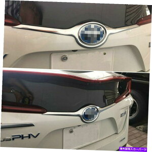 Cover Rear Trunk N[AgNbh`Jo[gtBbgg^vEXPHV 2017 2018 Chrome Rear Trunk Lid Moulding Cover Trim Fit Toyota Prius PHV 2017 2018