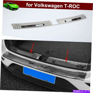 Cover Rear Trunk VW T-ROC 2018-2021̂߂1pcsAgÑhAVXJbt`K[hJo[g 1pcs Rear Trunk Door Sill Scuff Moulding Guard Cover Trim for VW T-ROC 2018-2021