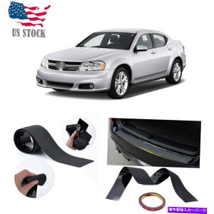 Cover Rear Trunk g^^R}^hԂ̃hAVveN^[op[K[hgJo[ubN For Toyota Tacoma Tundra Car Door Sill Bumper Guard Protector Trim Cover Black