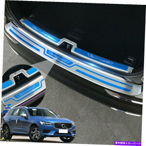 Cover Rear Trunk {{XC60 2018N2020NX`[Aop[veN^[VgNK[hJo[ĝ߂ For Volvo XC60 2018-2020 Steel Rear Bumper Protector Sill Trunk Guard Cover Trim