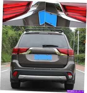 Cover Rear Trunk 2XN[hAAgNbhJo[ĝ߂ɎOHAEg_[2016 2017 2018 2X Chrome Rear Door Trunk Lid Cover Trim For Mitsubishi Outlander 2016 2017 2018